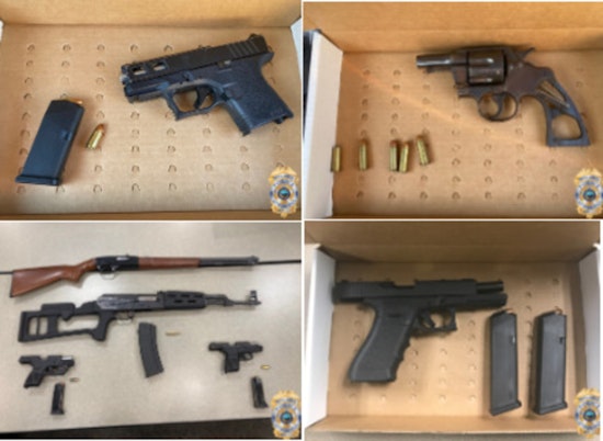 Long Beach Police Seize Six Firearms, Arrest Two Suspects in Separate Incidents