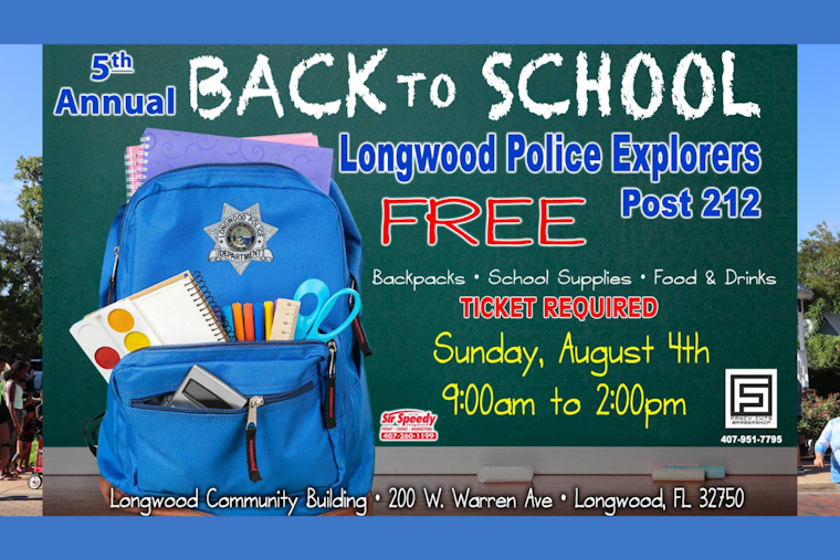 Longwood Police Department Hosts 5th Annual Back to School Event for Local Students