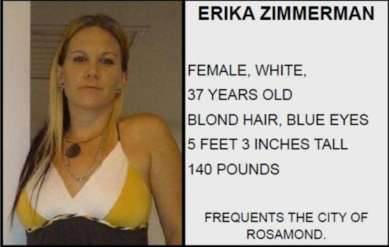 Los Angeles Sheriff's Department Seeks Suspect Erika Zimmerman in Connection with Fatal Lancaster Incident