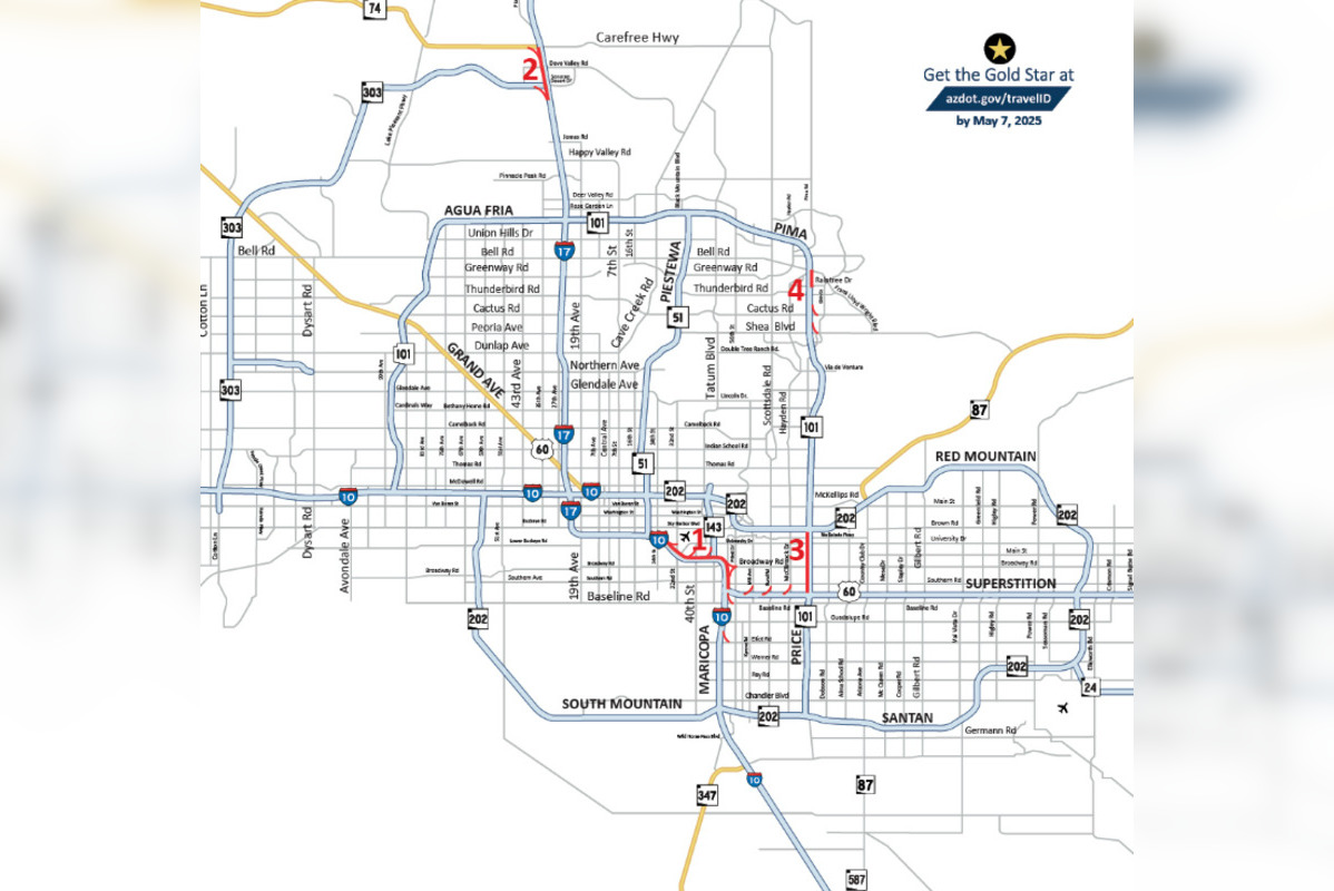 Major Freeway Closures For Construction Adot Advises Planning Ahead 3658