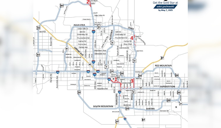 Major Freeway Closures for Construction, ADOT Advises Planning Ahead