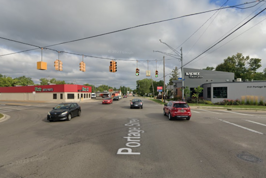 Man Critical After Being Struck by Vehicle on Portage Street in Kalamazoo, Investigation Underway