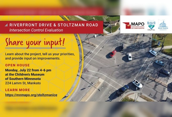 Mankato Calls on Residents to Shape Future of Riverfront Drive and Stoltzman Road Traffic Flow