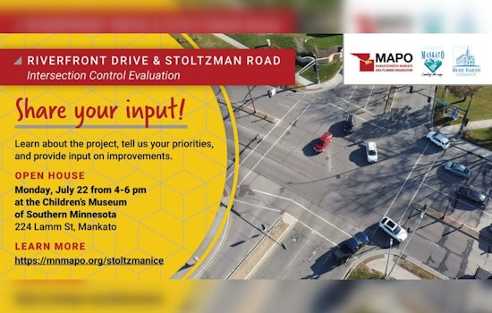 Mankato Calls on Residents to Shape Future of Riverfront Drive and Stoltzman Road Traffic Flow