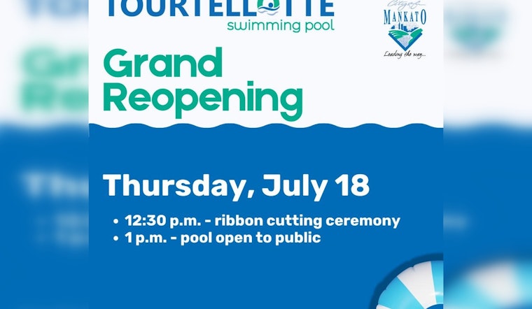 Mankato Community Awaits Eagerly for Tourtellotte Swimming Pool Grand Re-Opening on July 18