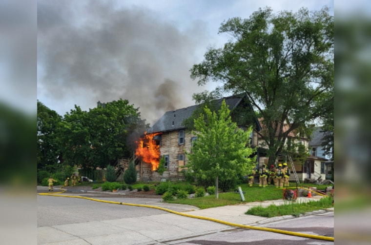 Mankato Firefighters Hone Skills in Controlled Burn Exercise on Front Street