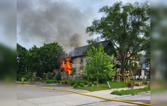 Mankato Firefighters Hone Skills in Controlled Burn Exercise on Front Street