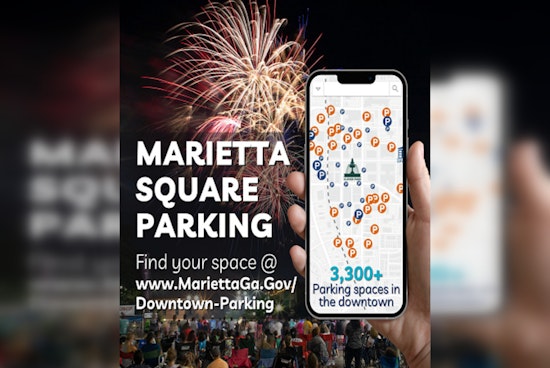 Marietta Reveals Prime Parking Locations for "Fourth in the Park" Fireworks Extravaganza
