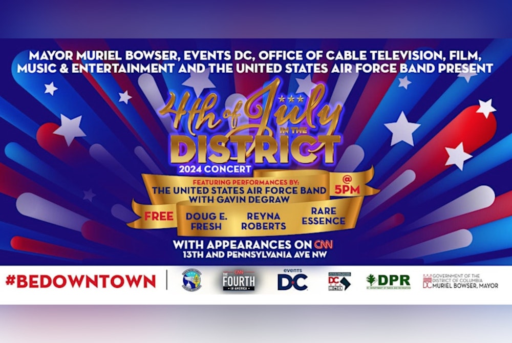 Mayor Bowser Hosts Dazzling Second Annual 'Fourth of July in the District Concert' in Washington D.C.