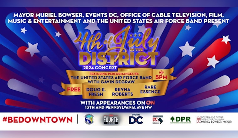 Mayor Bowser Hosts Dazzling Second Annual 'Fourth of July in the District Concert' in Washington D.C.