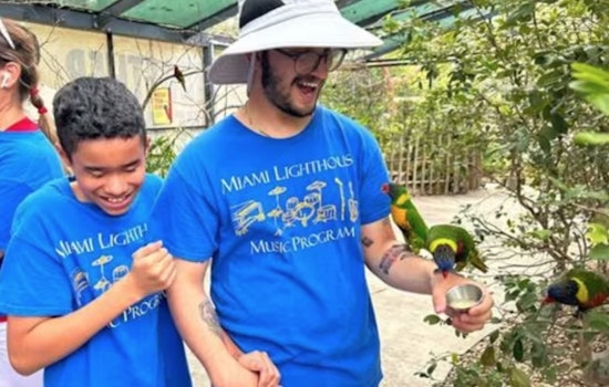 Miami Lighthouse for the Blind Students Experience Wildlife Up Close at Zoo Miami