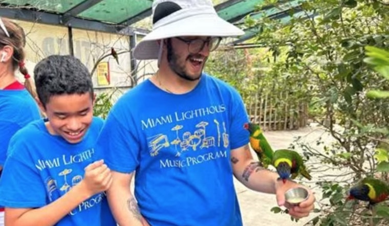 Miami Lighthouse for the Blind Students Experience Wildlife Up Close at Zoo Miami