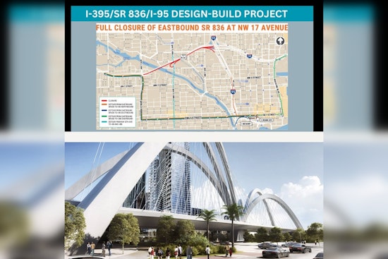 Miami's Dolphin Expressway Eastbound to Undergo Overnight Closures This Weekend for Construction Work