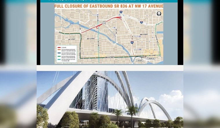 Miami's Dolphin Expressway Eastbound to Undergo Overnight Closures This Weekend for Construction Work