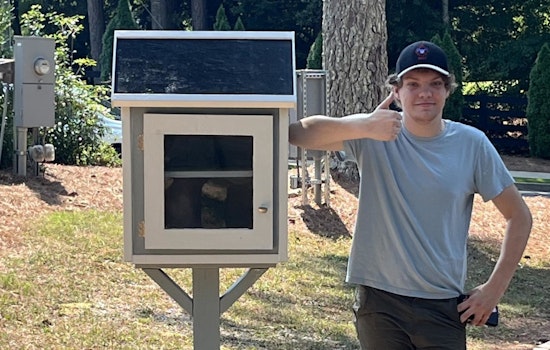 Milton Parks Enriched with 'Little Libraries' Thanks to Eagle Scout Project