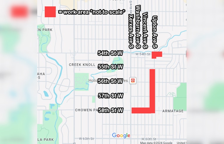 Minneapolis Commuters Alerted to Delays Amid Major Gas Infrastructure Overhaul on 58th St. W and Upton Ave. S