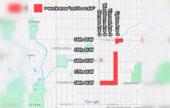 Minneapolis Commuters Alerted to Delays Amid Major Gas Infrastructure Overhaul on 58th St. W and Upton Ave. S