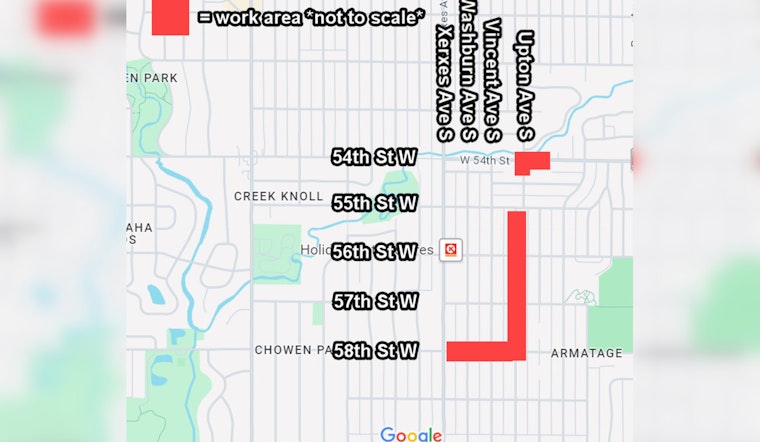 Minneapolis Commuters Alerted to Delays Amid Major Gas Infrastructure Overhaul on 58th St. W and Upton Ave. S
