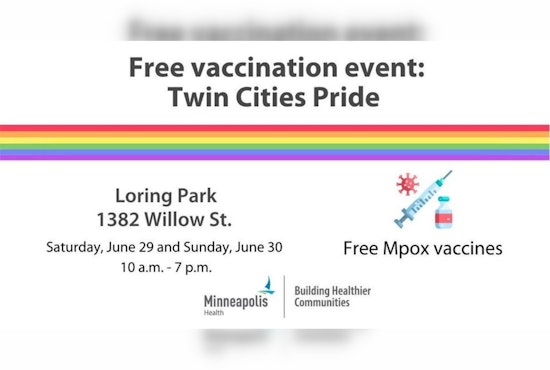 Minneapolis Gears Up for Pride Weekend with Wellness at the Forefront, Offering Free Mpox Vaccines