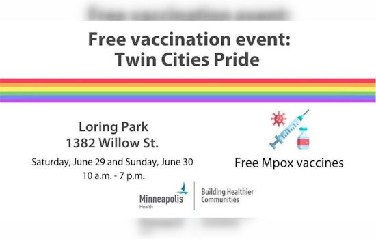Minneapolis Gears Up for Pride Weekend with Wellness at the Forefront, Offering Free Mpox Vaccines
