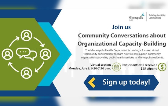 Minneapolis Health Department Offers $25 Stipend for Public's Input in Virtual Community Health Discussion