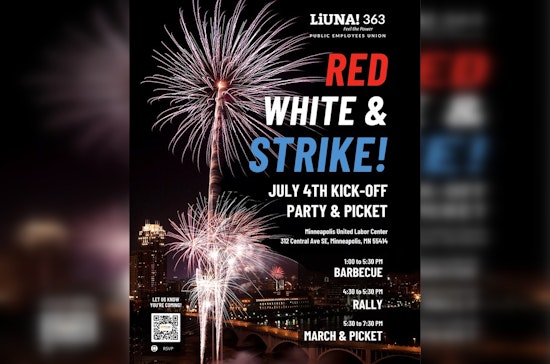 Minneapolis Park Workers Rally for Fair Contracts Amid July 4th Festivities, Igniting #RedWhiteStrike Movement