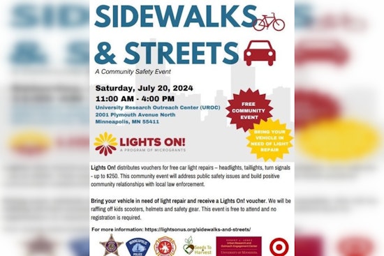 Minneapolis Police to Offer Free Car Light Repair Vouchers at Community Event