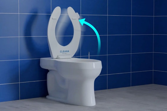 MIT Alum's Startup "Cleana" Innovates with Self-Lifting, Antibacterial Toilet Seats in Public Spaces Like Gillette Stadium