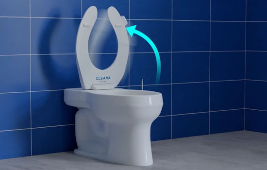 MIT Alum's Startup "Cleana" Innovates with Self-Lifting, Antibacterial Toilet Seats in Public Spaces Like Gillette Stadium