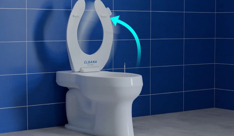 MIT Alum's Startup "Cleana" Innovates with Self-Lifting, Antibacterial Toilet Seats in Public Spaces Like Gillette Stadium