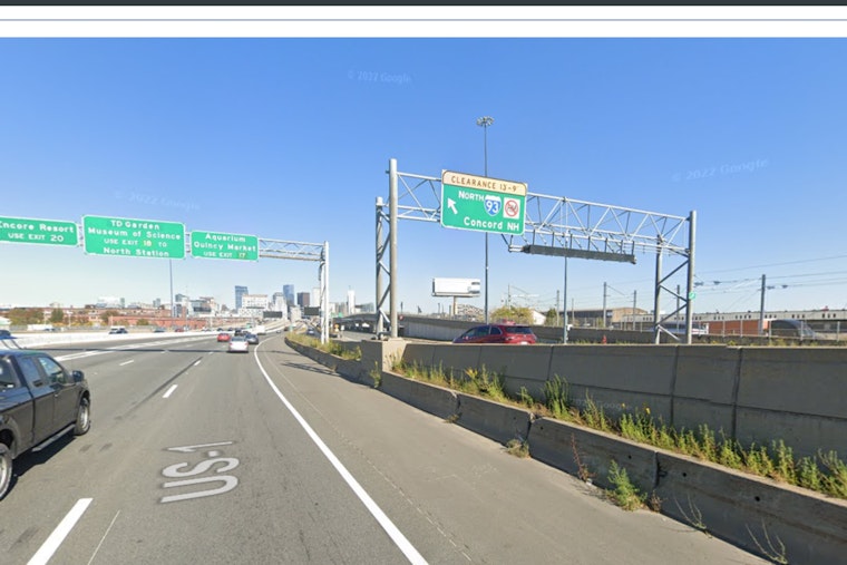 Mother and Daughter Unharmed After Metal Object Strikes Car on I-93 in Medford