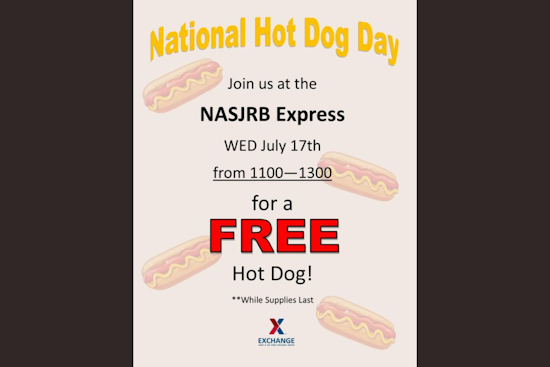 NAS JRB Fort Worth Exchange Celebrates National Hot Dog Day with Free Treats for Troops and Families