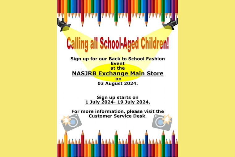 NAS JRB Fort Worth Invites Kids for Annual Back to School Fashion Show