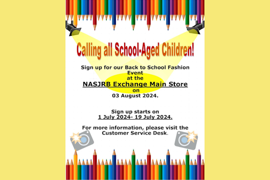 NAS JRB Fort Worth Invites Kids for Annual Back to School Fashion Show