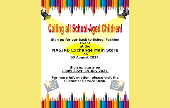 NAS JRB Fort Worth Invites Kids for Annual Back to School Fashion Show