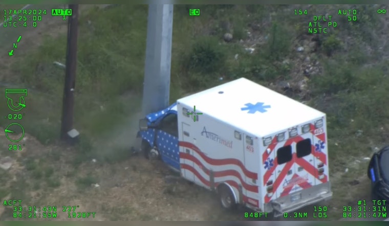 New Footage Shows Intense Atlanta Chase as Police Apprehend Suspect in Ambulance Theft