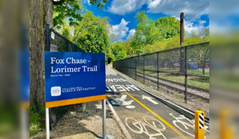 New Fox Chase Lorimer Trail Enhances Biking and Walking in Northeast Philly