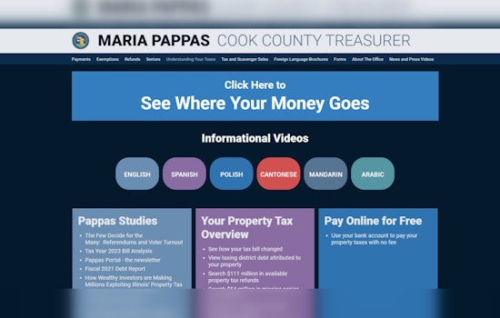 New Online Tool by Cook County Treasurer Offers Payment Plan to Ease Property Tax Burdens