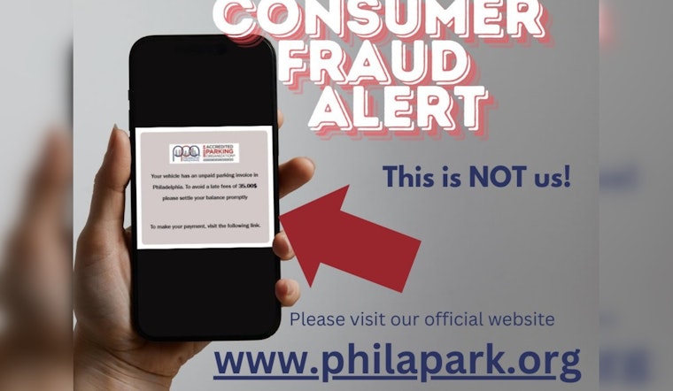 New Phishing Scheme in Philadelphia, Fake PPA Parking Ticket Notices Alert