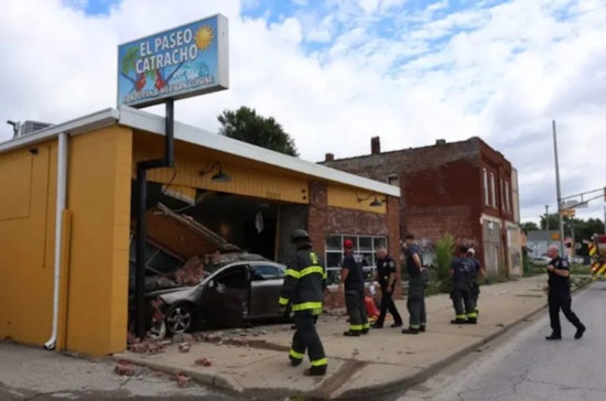 No Injuries Reported After Learner Driver Crashes Dealership Vehicle into Indianapolis Restaurant