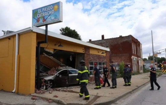 No Injuries Reported After Learner Driver Crashes Dealership Vehicle into Indianapolis Restaurant