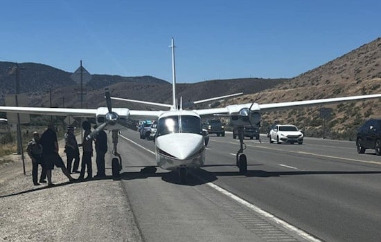 No Injuries Reported as Pilot Makes Skillful Emergency Landing on Nevada Highway Near Dayton
