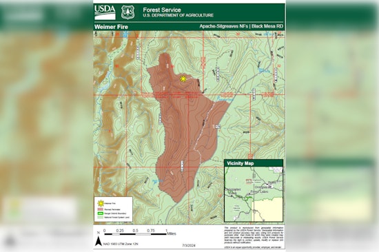Northern Arizona's Weimer Fire Spurs Intense Suppression Efforts Near Forest Lakes and Heber-Overgaard