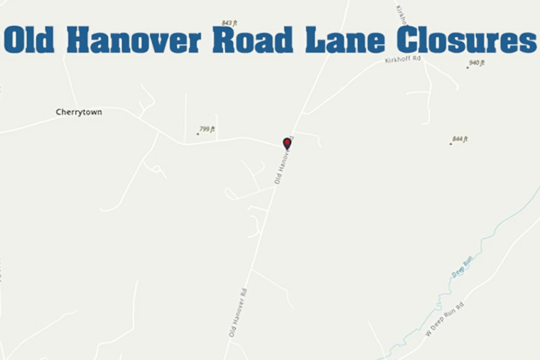 Old Hanover Road Snarled by Sinkhole Repairs, Carroll County Advises Alternate Routes