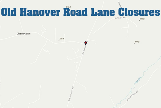 Old Hanover Road Snarled by Sinkhole Repairs, Carroll County Advises Alternate Routes