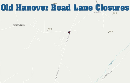 Old Hanover Road Snarled by Sinkhole Repairs, Carroll County Advises Alternate Routes