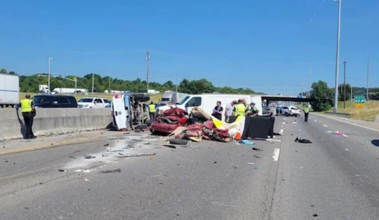 One Fatality Reported Following Quad-Vehicle Collision on I-24 West Near Nashville
