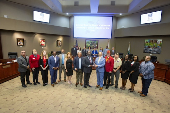 Orange County Mayor's Veterans Advisory Council Names Sgt. Fred Robinson as 2023 Veteran of the Year