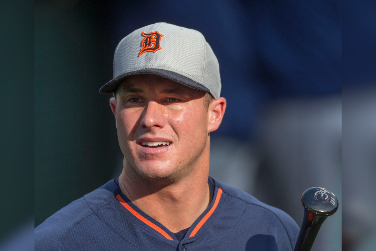 Orioles Catcher James McCann Powers Through After Fastball to Face,