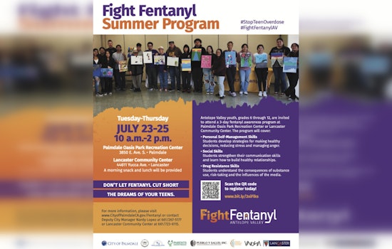 Palmdale Launches Fight Fentanyl Summer Program to Equip Youth with Drug Resistance Skills